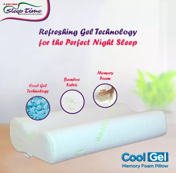 CoolGel Contour Memory Foam Pillow