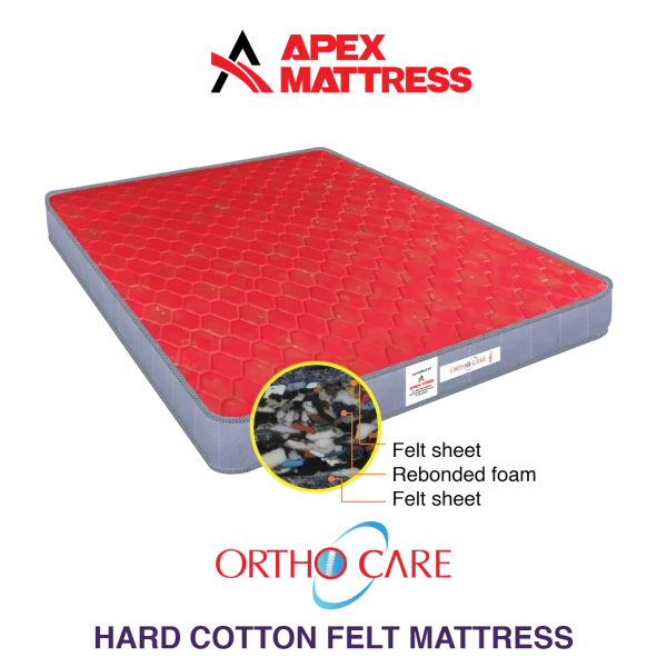 ORTHO CARE - HARD COTTON FELT MATTRESS