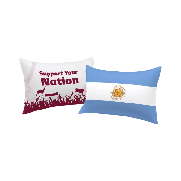 World Cup Fan Flag Pillow