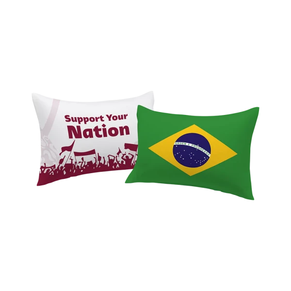 World Cup Fan Flag Pillow